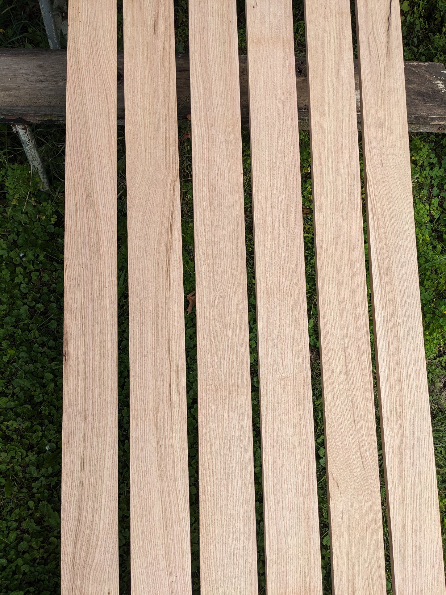 Red Oak Quarter and Rift Sawn Trim Boards Planed