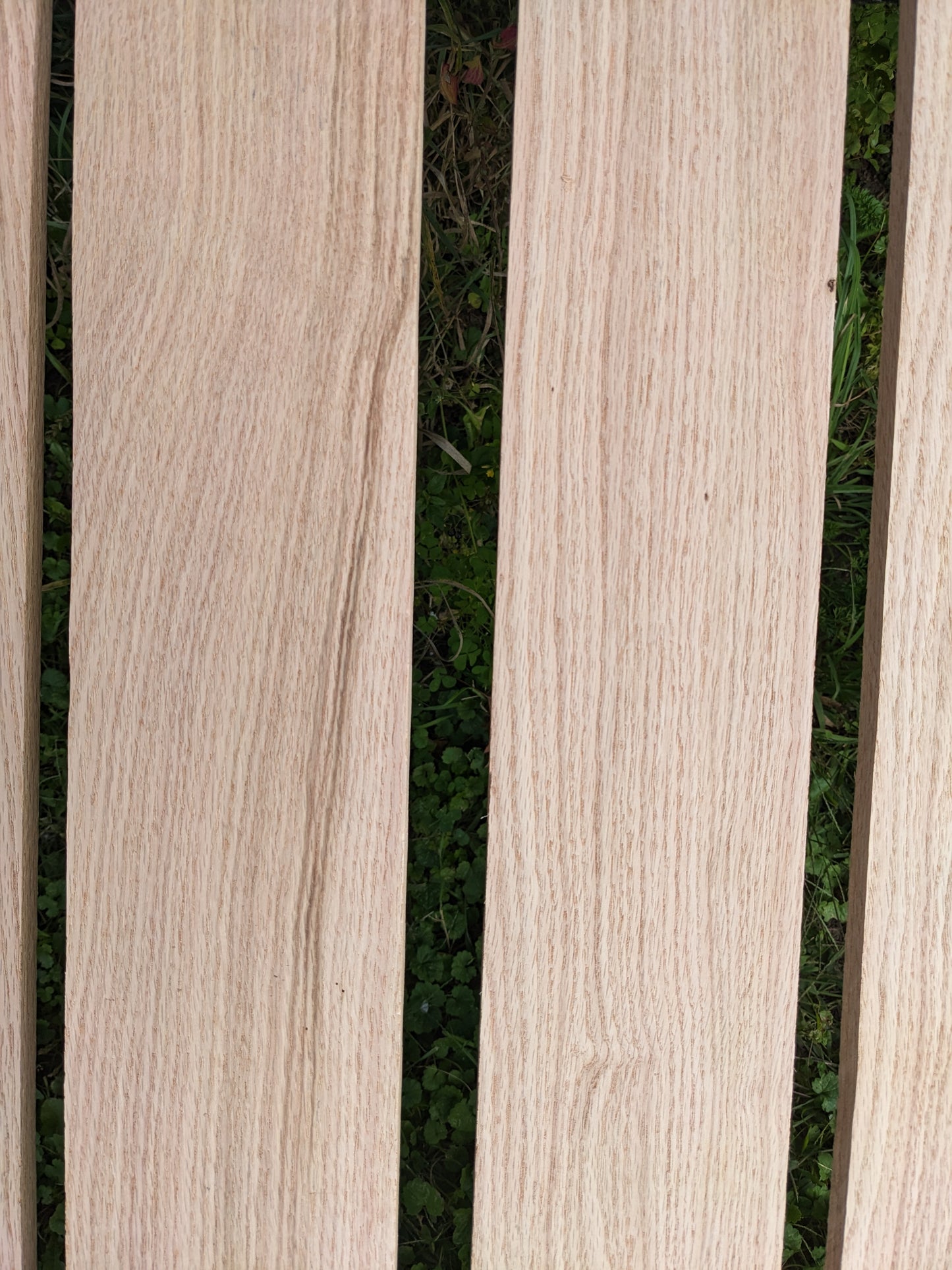 Red Oak Quarter and Rift Sawn Trim Boards Planed